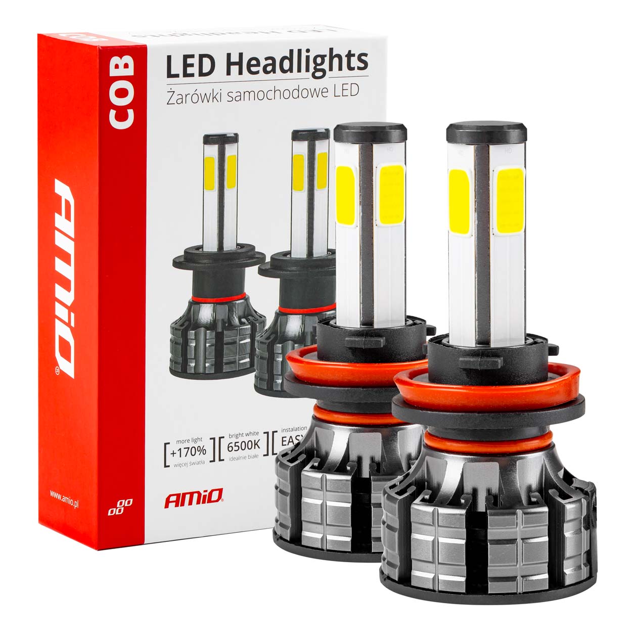 02845 Faruri LED COB 4 Side Seria H8/Р9/Р11 