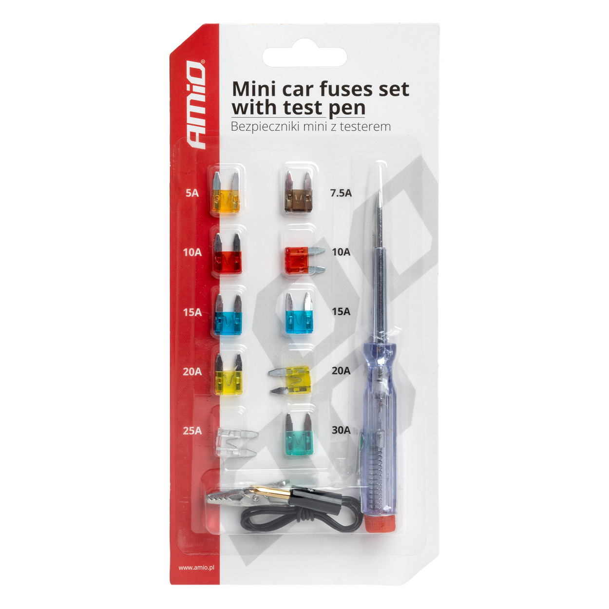 03524 Set MINI Fuse 10 buc cu blister pentru stilou de testare 