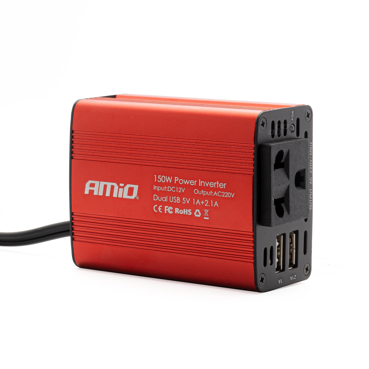02468 Invertor de putere 12V/230V 150W/300W 2xUSB PI01 DKKC 