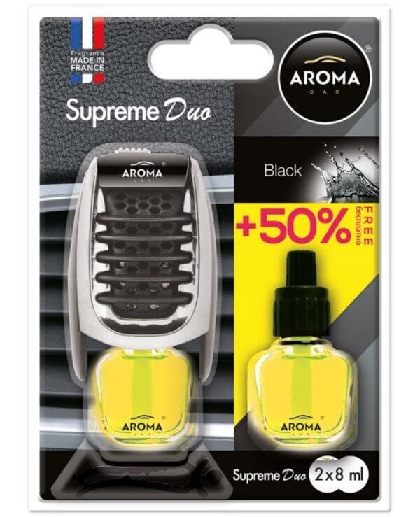 Aroma car supreme Duo (Black) 2x7ml aromatizator auto