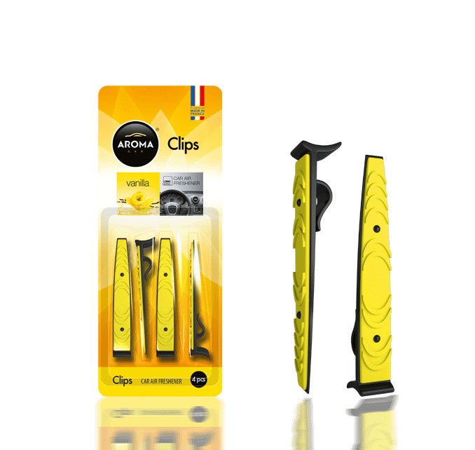 Aroma car clips 4pcs (vanila) aromatizator auto