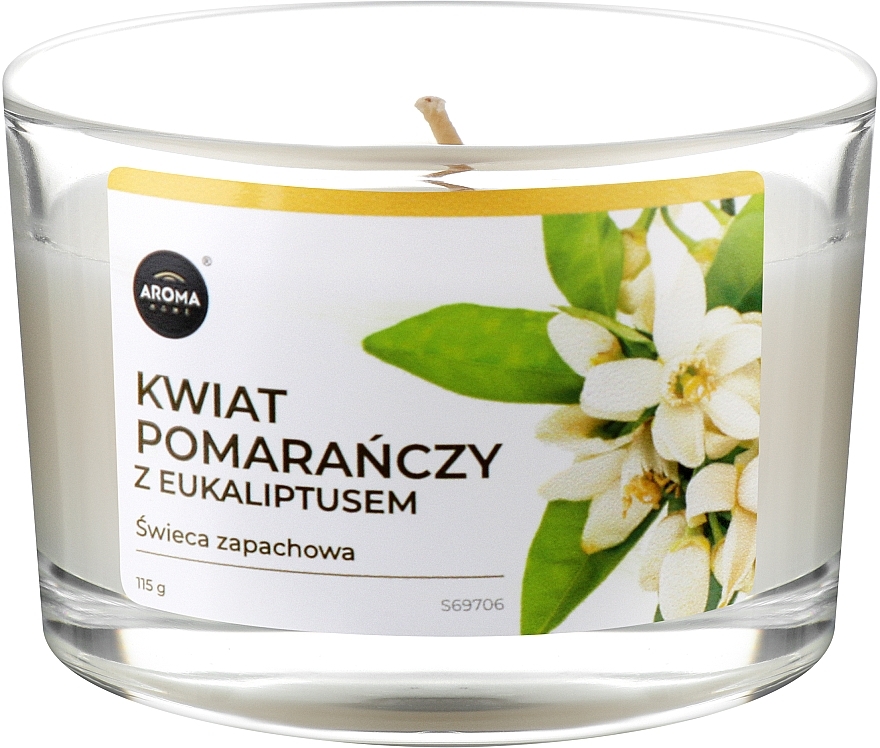 Aroma Home Luminare Floare de Portocal cu Eucalipt 115gr. 