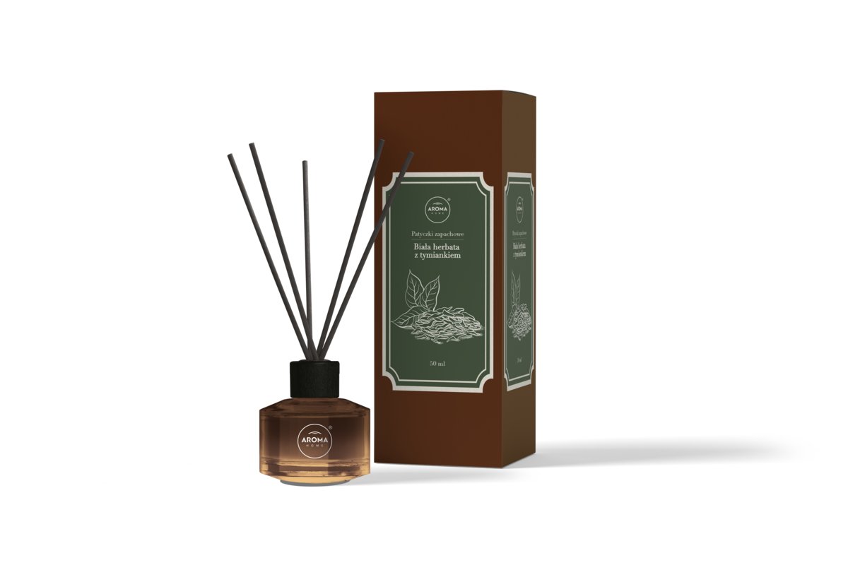 Aroma Home Aromatizator Sticks , Ceai Alb-Cimbru,100ml
