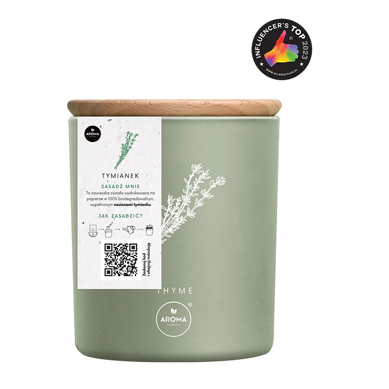 Aroma Home Свеча с Семенами и Ароматом Тимьян 150г