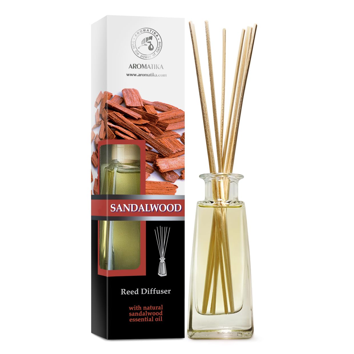 Aroma Home Sticks Reed Diffuser ,Sandal Calmant, aromatizator 100ml