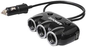 PM6653 Separator brichet auto (3-WAY Car charger)