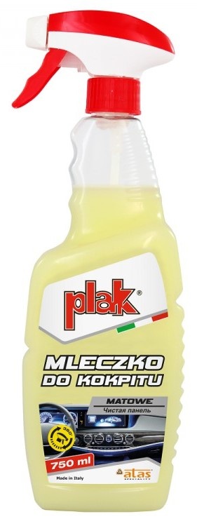 Plak MLECZKO do kokpitu MATOWE  750ml. Lustruitor pentru obiecte din plastic