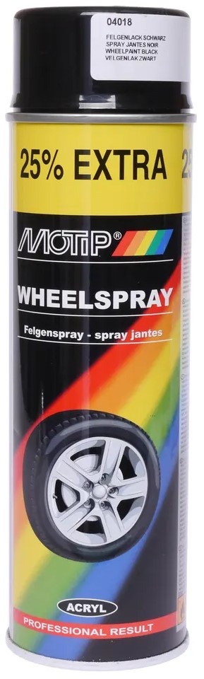 04018 Vopsea pentru Discuri Negru Lucios 500ml