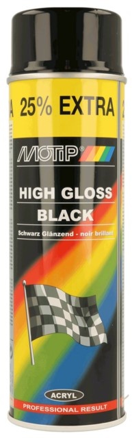 04005 Vopsea Negru Lucioasa Acril 500ml 