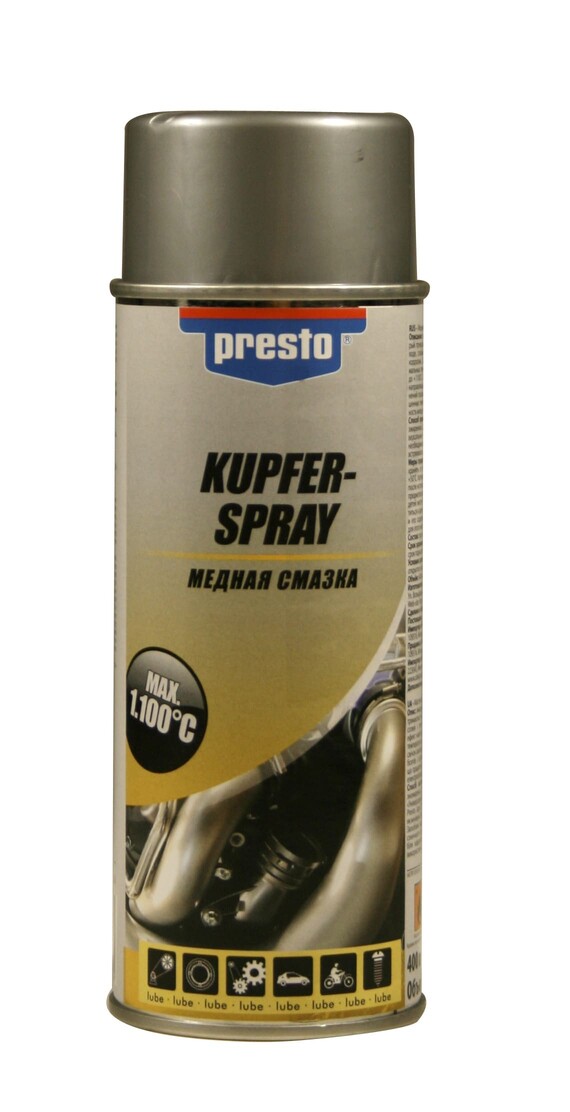 217654 PRESTO Lubrifiant Spray Cupru 400ml