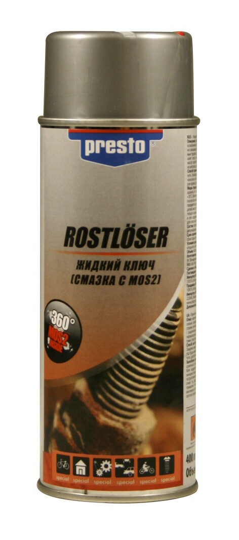 217746 PRESTO Cheie Lichida MOS-2 400ml;