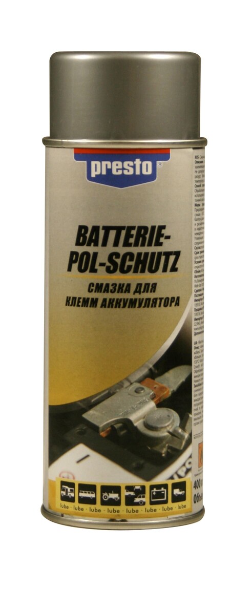 217920 PRESTO Lubrifint pentru Cleme Acumulatoare 400ml