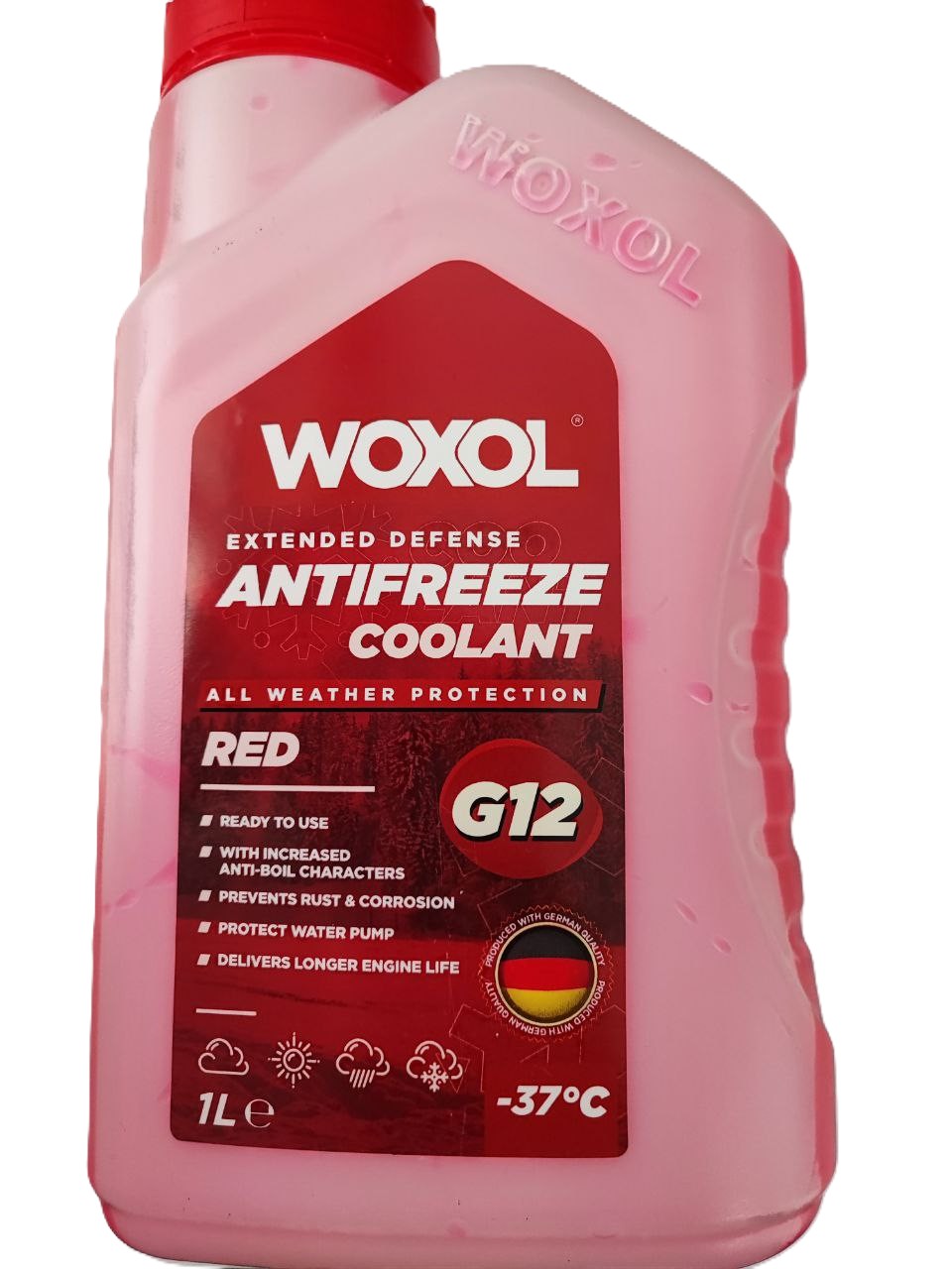 WOXOL READY TO USE Antifreeze -37 (RED) 1 L./Antigel