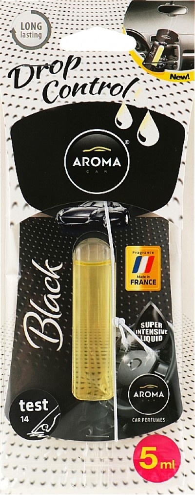 Aroma Drop Control Liquid 5ml Black aromatizator auto