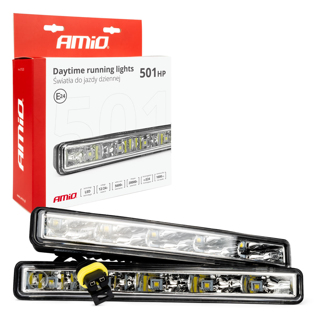 01520 Lampa cu lumina rece de zi LED DRL 501HP