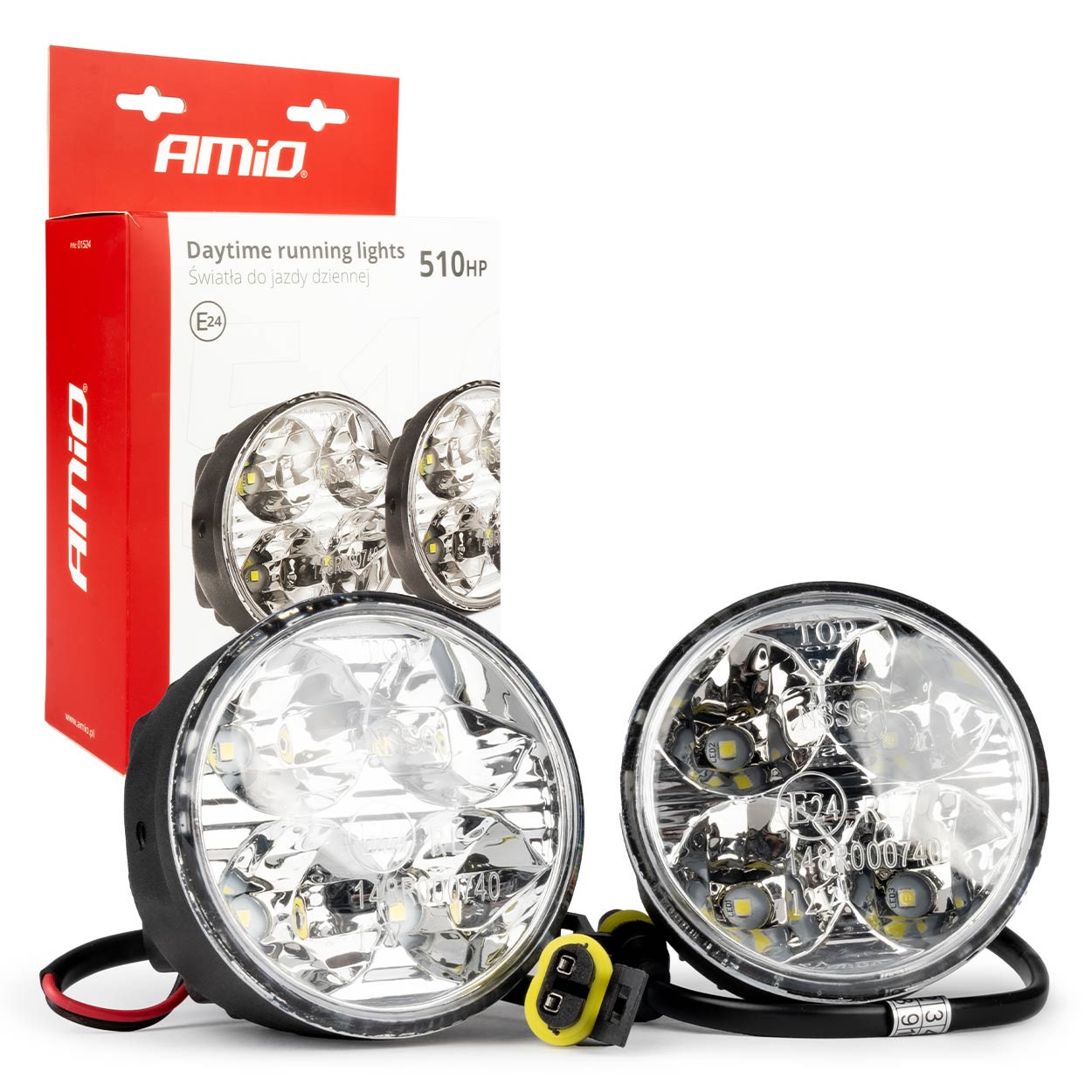 01524 Bec cu lumina rece de zi LED DRL 510HP