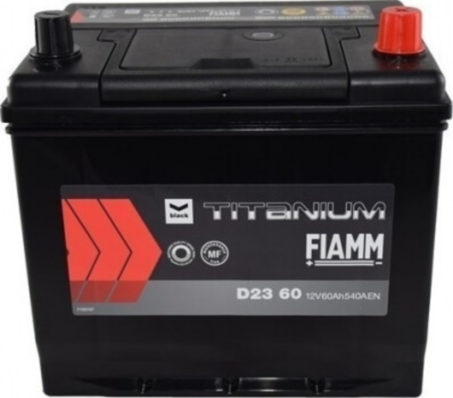 Fiamm - 7905181 Black Japan D23X 60AH L+(540 A) (Size 230x170x223) Baterie auto