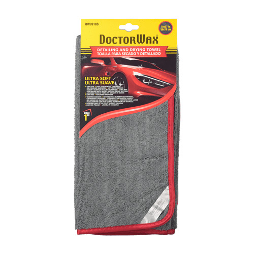 DW 9918s Microfibra pentru uscarea masinilor gri 50x70