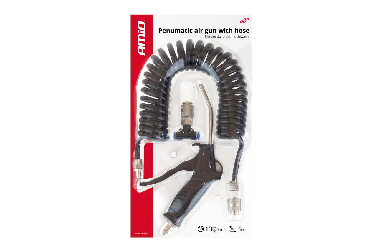 02159 Pistol pneumatic cu furtun si terminale 13ATM