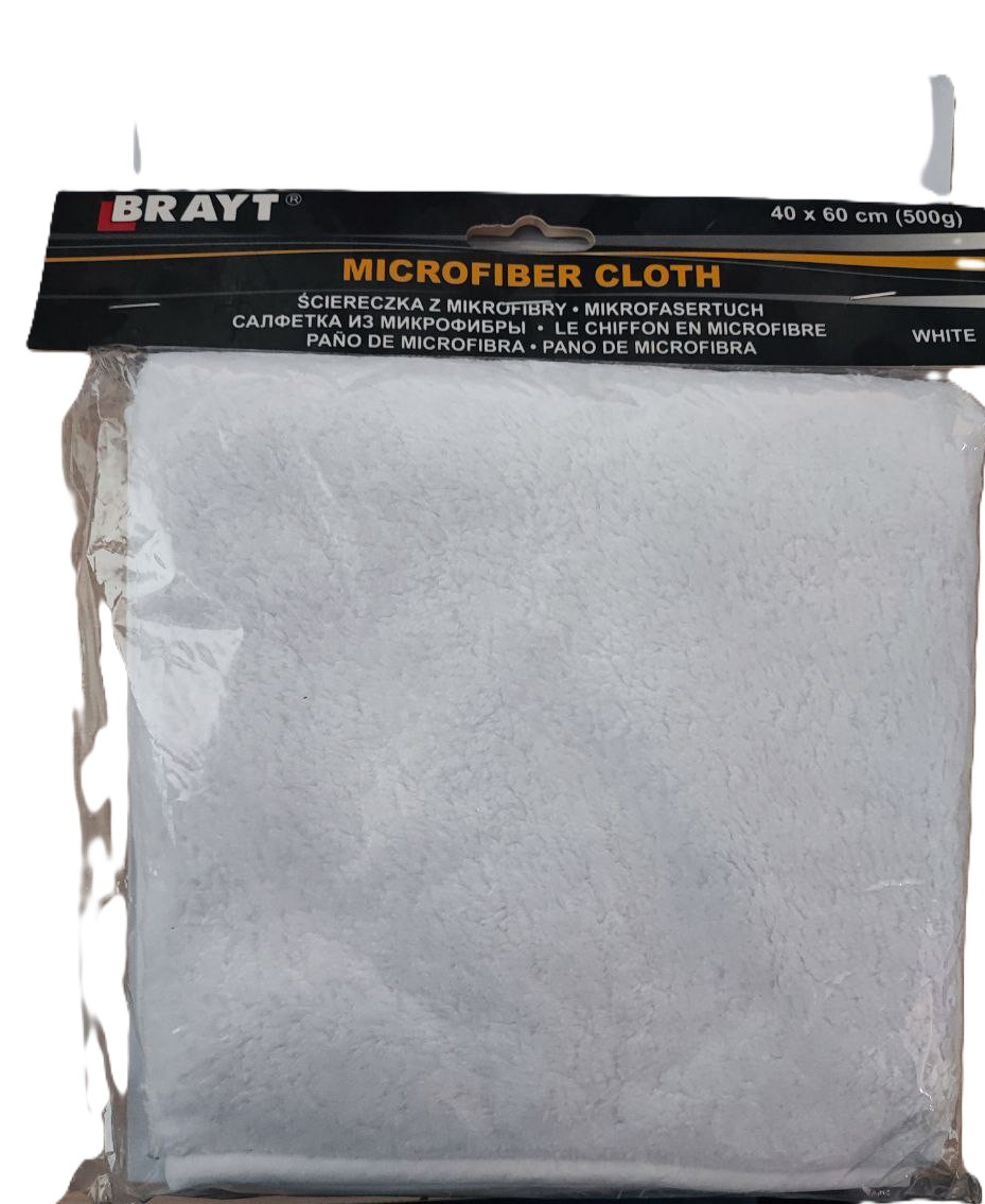 BR Laveta din microfibra alba 40x60cm