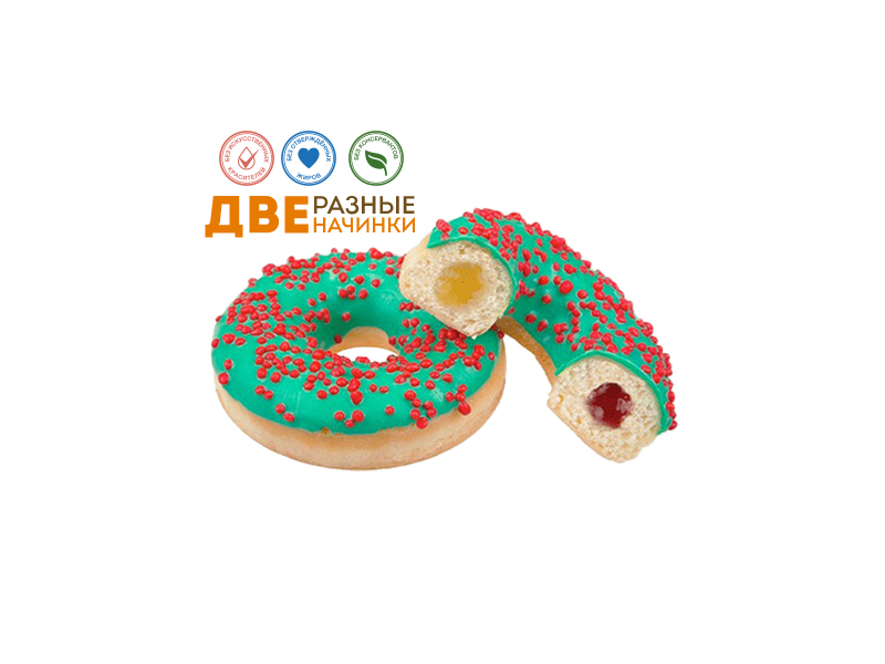 Texas Donut - 2 начинки малина/лимон