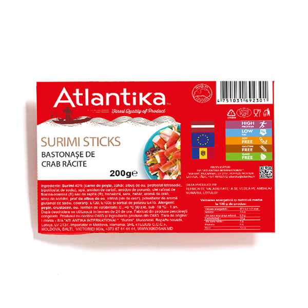Палочки сурими "Atlantika"
