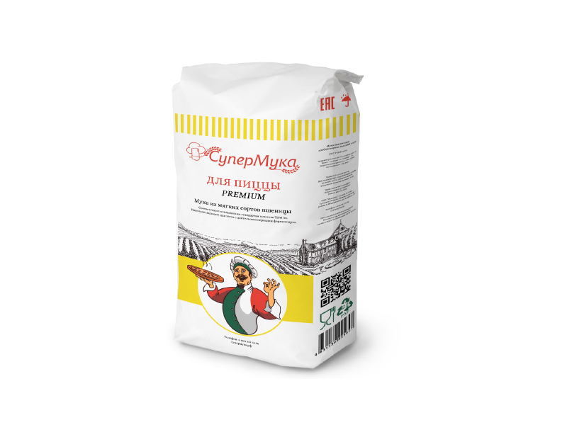 Faina de grau grad super "Super-Muka" Pizza-premium