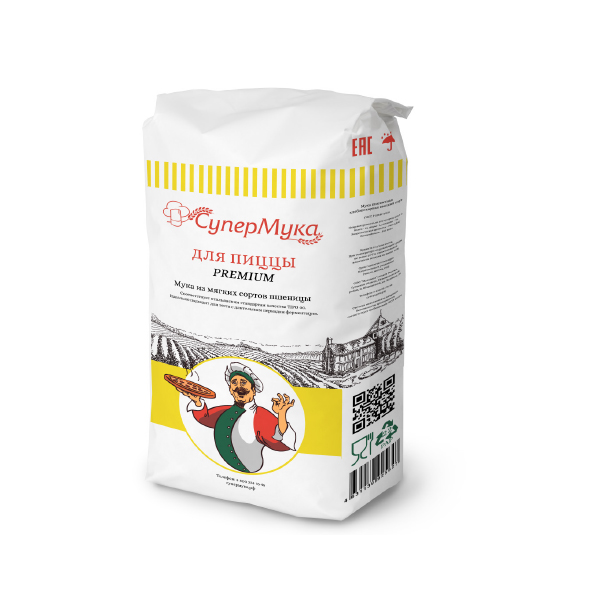 Faina de grau grad super "Super-Muka" Pizza-premium