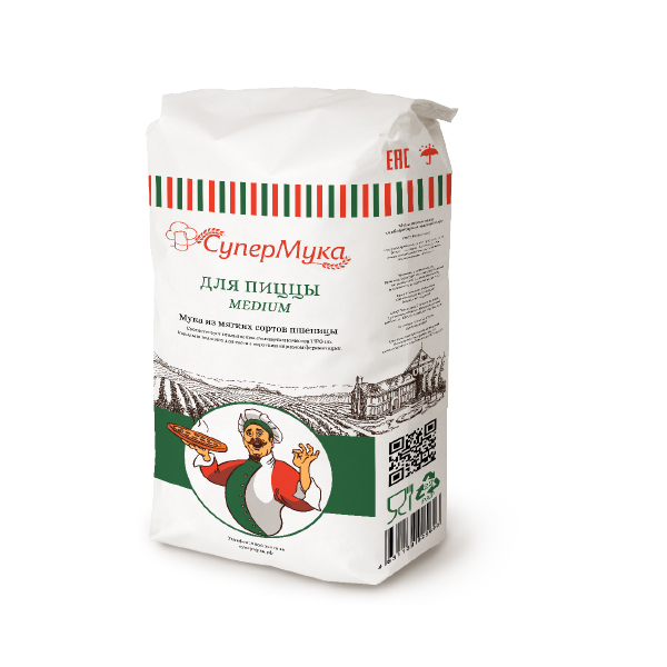 Faina de grau grad super "Super-Muka" - Pizza-medium