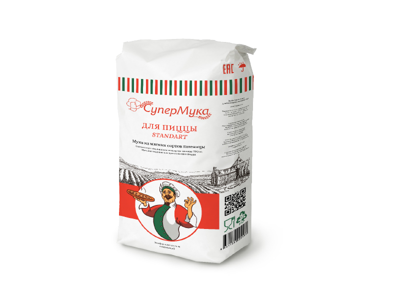 Faina de grau grad super "Super-Muka" Pizza-standart