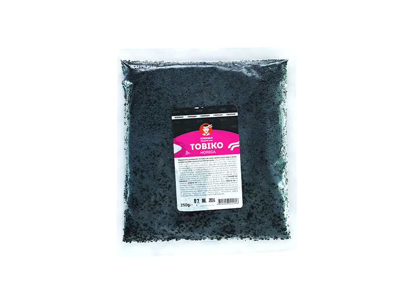 Пищевой продукт для суши тобико "Kikosan" черная