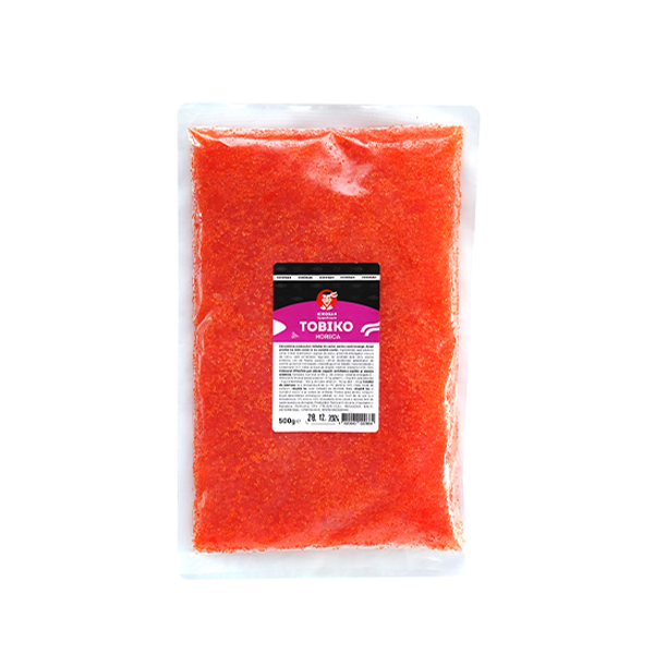 Produs alimentar pentru sushi tobiko "Kikosan" oranj