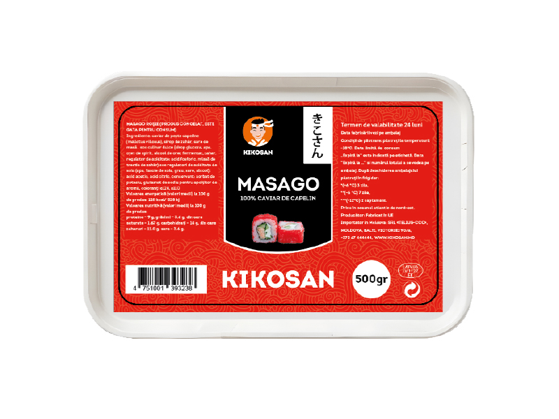 Икра мойвы масаго "Kikosan" красная
