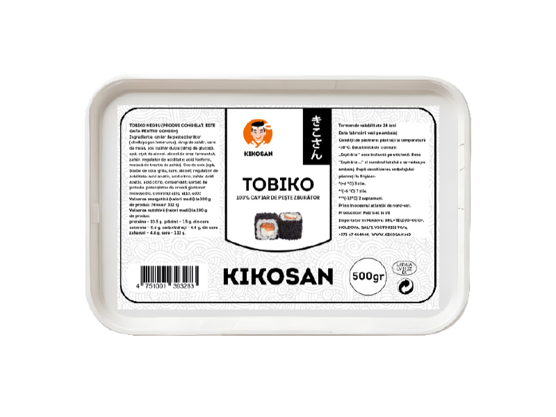Икра летучей рыбы тобико "Kikosan" черная