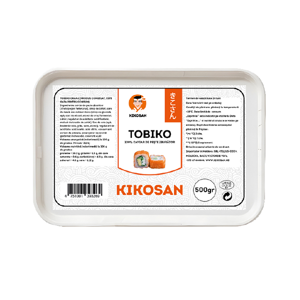 Caviar tobiko peste zburator "Kikosan" orange