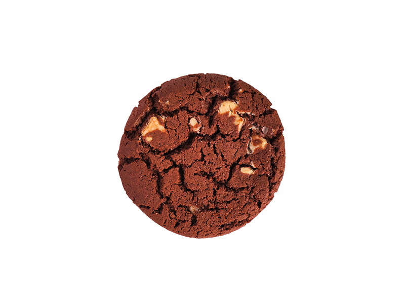 Biscuiti «Cookies cu ciocolata si bucati de glazura alba»