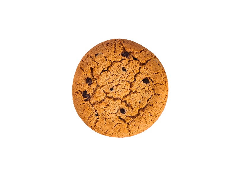Biscuiti «Cookies cu bucati de glazura neagra»