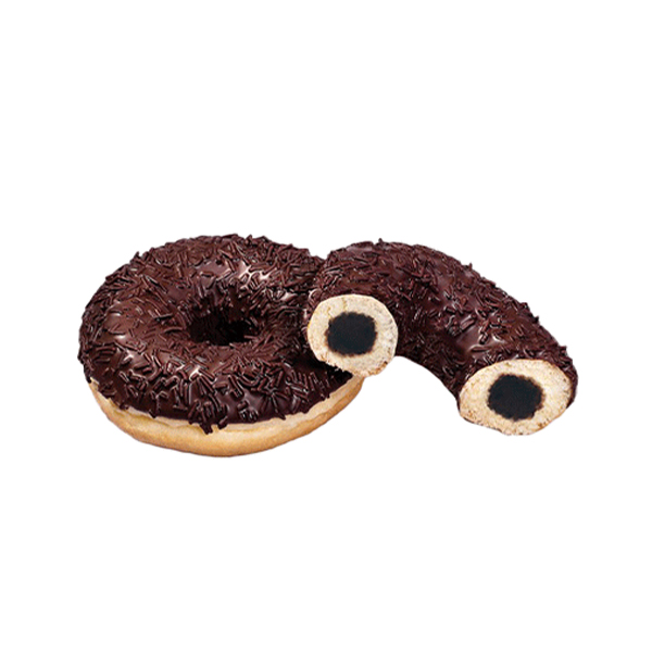 Triple Choc Donut (umpl. Ciocolata, presarat cu ciocolata, glazura de ciocolata)