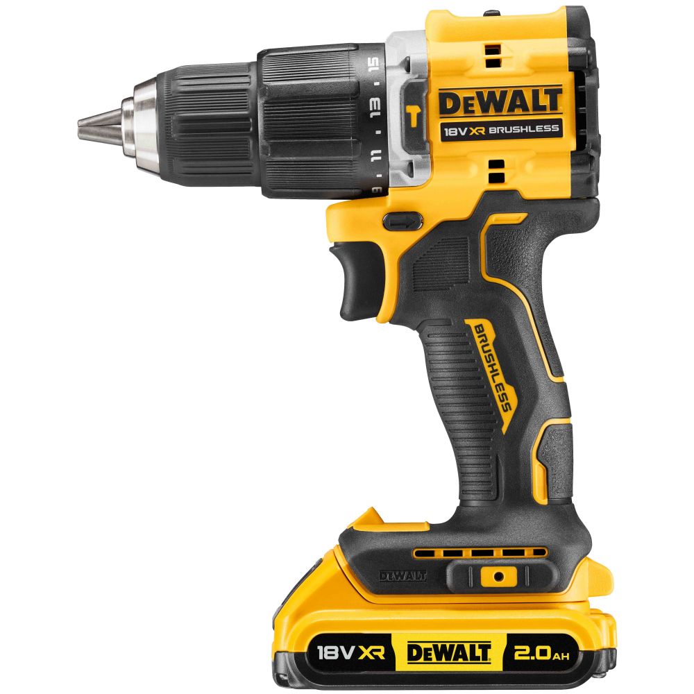 Дрель-шуруповерт с аккумулятором DCD100YD2T Li-lon 18V 2шт. x 2Ah 2 скорости  DEWALT