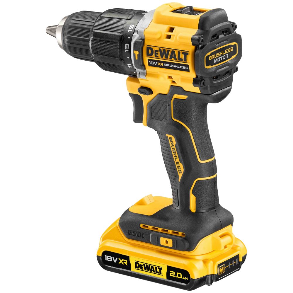 Дрель-шуруповерт с аккумулятором DCD100YD2T Li-lon 18V 2шт. x 2Ah 2 скорости  DEWALT