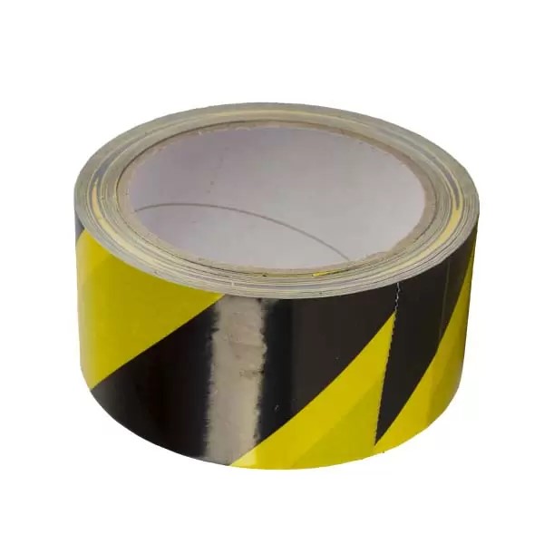 Banda marcaj 50 mm x 33 m PVC (galben-negru) 810107
