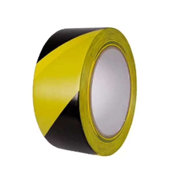 Banda marcaj 50 mm x 33 m PVC (galben-negru) 810107