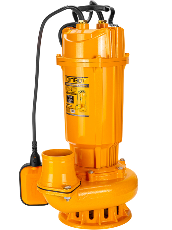 Насос погружной фекальный H=6 м 1.5 kW + измельчитель (10040701)  DINGQI