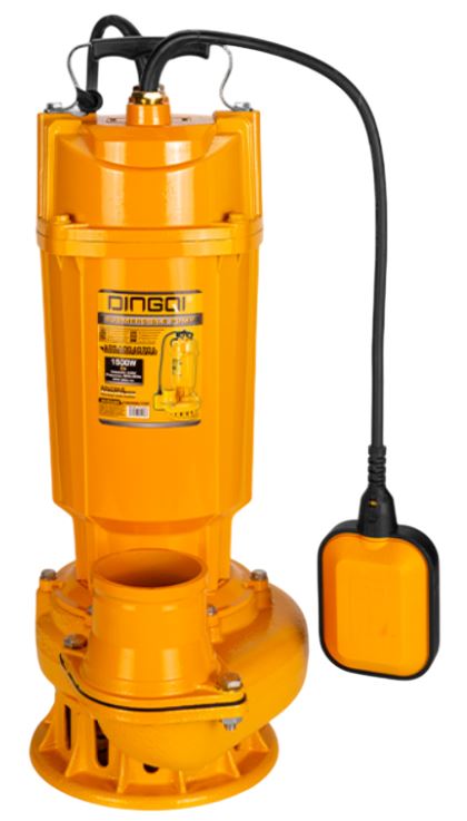 Pompa submersibila pentru fecale cu tocator H=6 m 1.5 kW  DINGQI