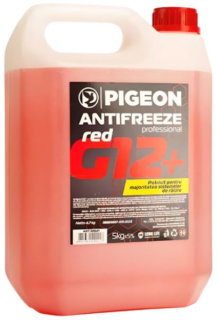 Антифриз G12+ (-30) красный 5 л  PIGEON