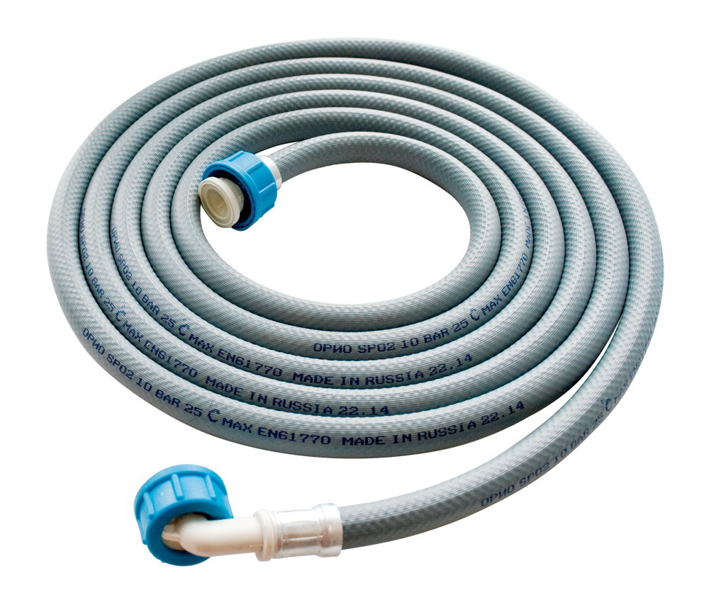 Furtun alimentare apa la masina de spalat D. 3/4" FI/FI L=2.5 m (ambalaj separat)  ORIO