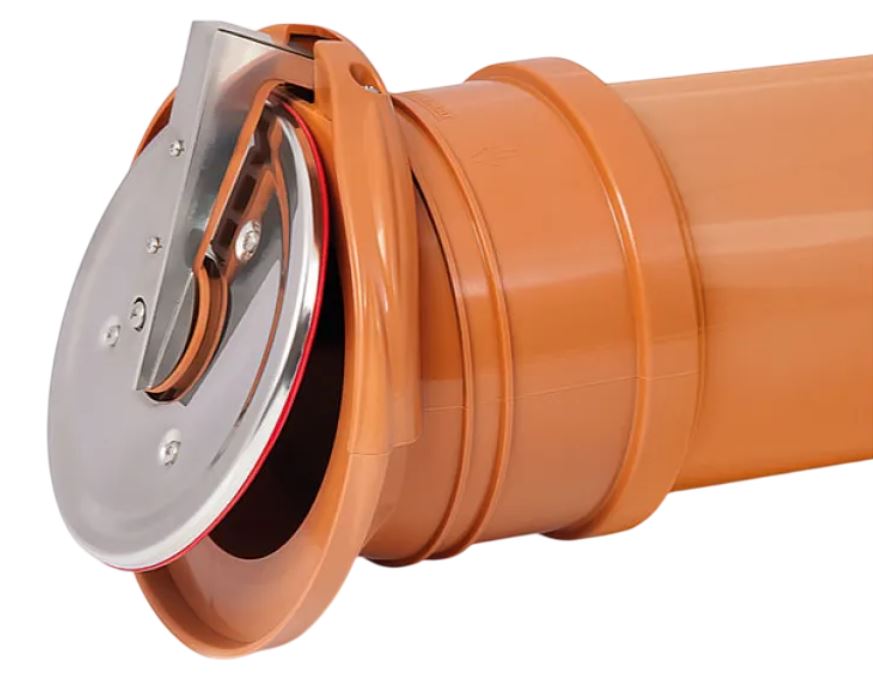 Clapeta sens de capat D.160 PVC ZBK160  KARMAT