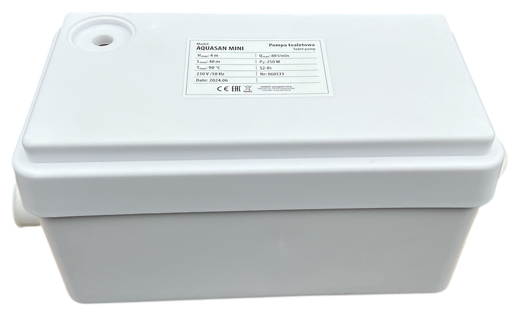 Pompa de canalizare H=4 m, 250W, 220V   AQUASAN MINI