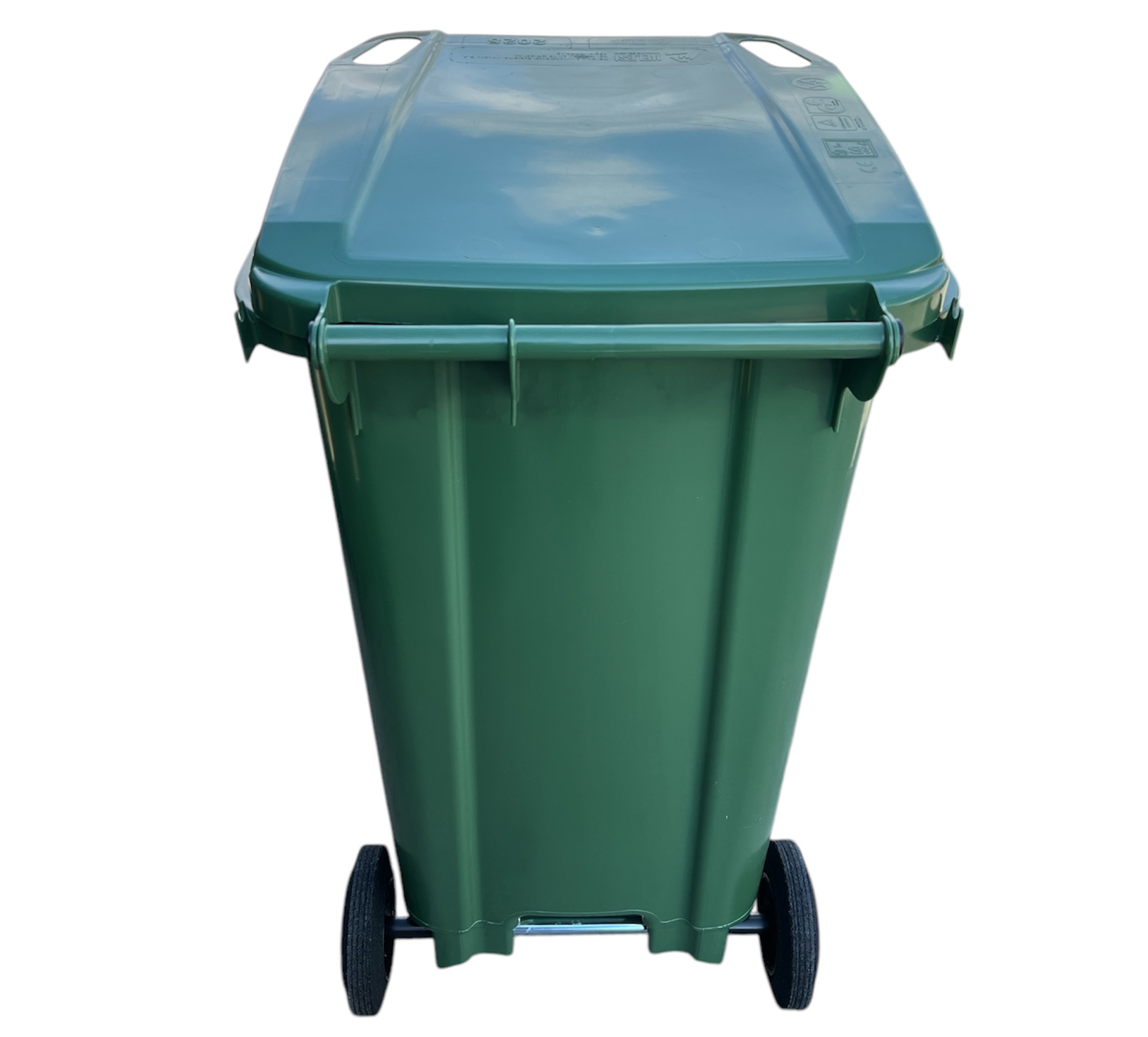 Cos pentru transportarea deseurilor 240 L pe roti (verde) HE