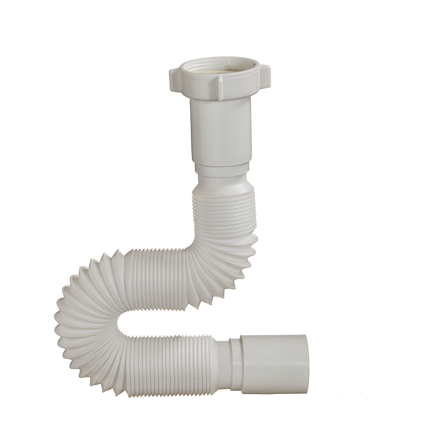 Гибкая труба с гайкой D. 1.1/2" x 50 L=300-800 мм Г0852  SOLOPLAST